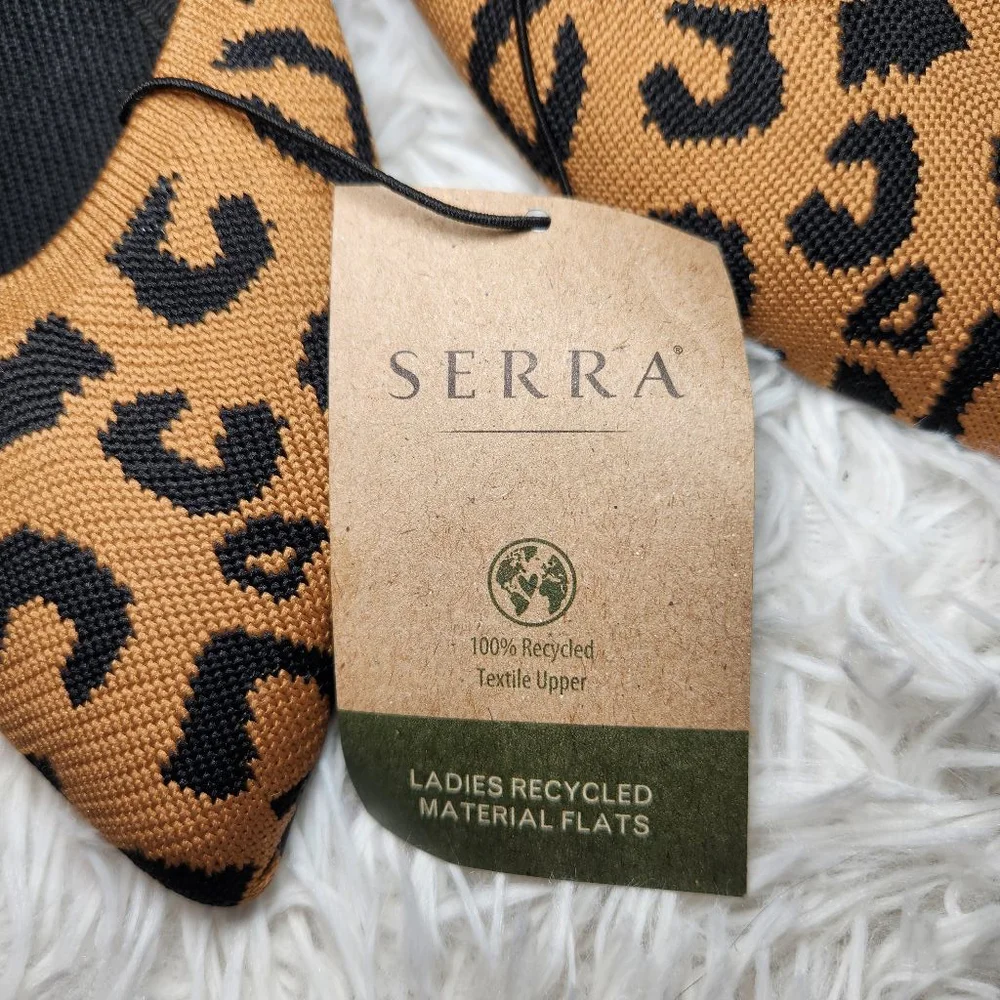 New Serra Leopard Print Pointed Toe Flats